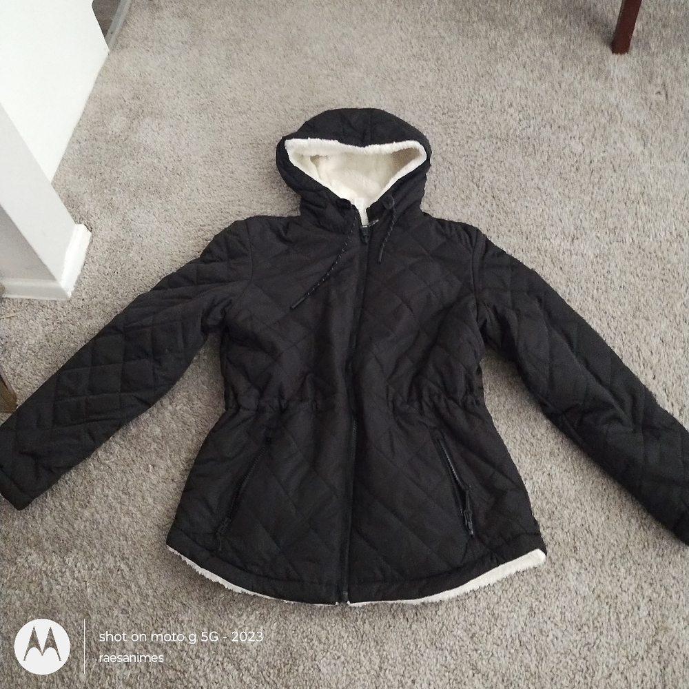 Free Country Women's Black Quilted Puffer Jacket